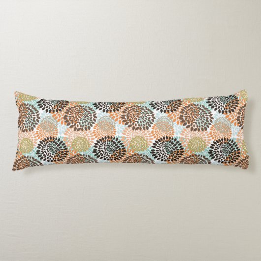 Floral Pattern 7 Lichaamskussen (Voorkant)