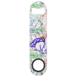 Floral Pattern 7 Speed Flessenopener