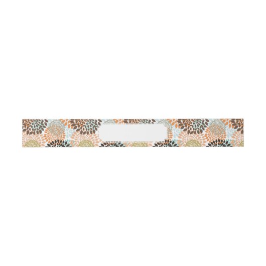 Floral Pattern 7 Uitnodigingen Wikkel (Vlak)