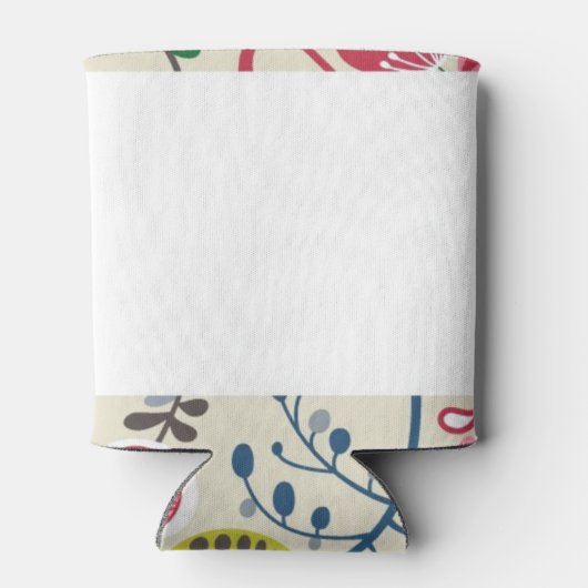 Floral Pattern 8 Blikjeskoeler (Achterkant)