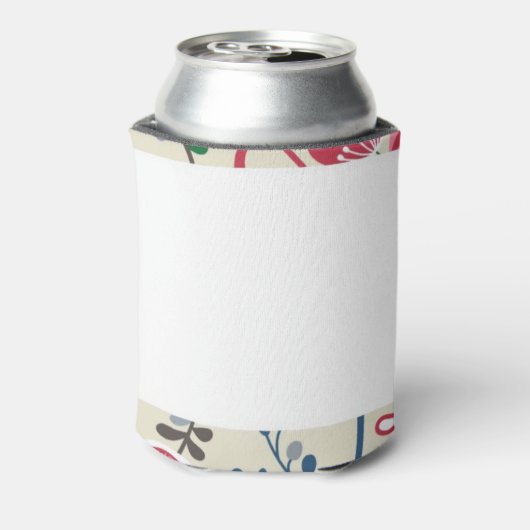 Floral Pattern 8 Blikjeskoeler (Blikje Achterkant)
