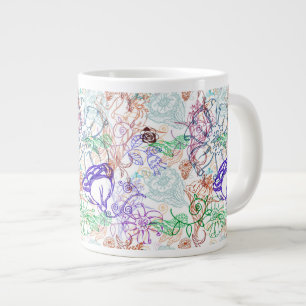 Floral Pattern 8 Grote Koffiekop