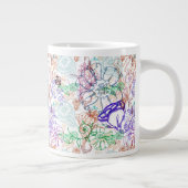Floral Pattern 8 Grote Koffiekop (Rechts)