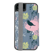 Floral Pattern 8 Incipio iPhone Portemonnee Hoesje (Agenda Achterkant)