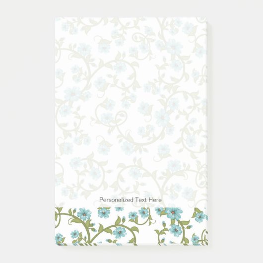 Floral Pattern 8 Post-it® Notes (Voorkant)