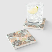 Floral Pattern 8 Stenen Onderzetter (Zijkant)