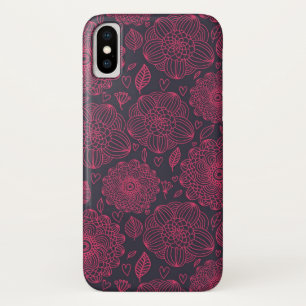 Floral Pattern 9 iPhone X Hoesje