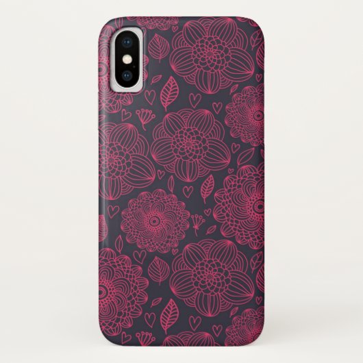 Floral Pattern 9 Case-Mate iPhone Case (Achterkant)