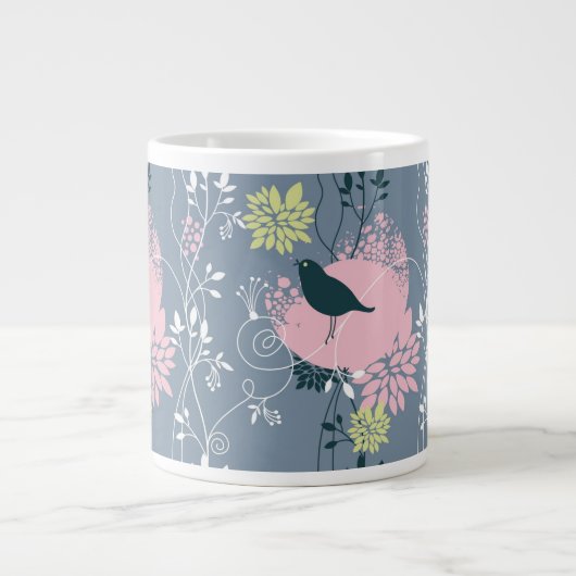 Floral Pattern 9 Grote Koffiekop (Voorkant)