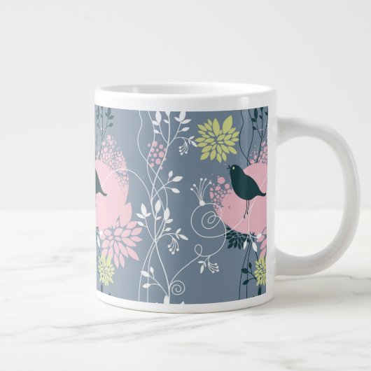 Floral Pattern 9 Grote Koffiekop (Rechts)