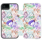 Floral Pattern 9 Incipio iPhone Portemonnee Hoesje (Agenda Open)