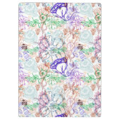 Floral Pattern 9 Klembord (Achterkant)