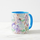 Floral Pattern 9 Mok (Voorkant rechts)