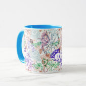 Floral Pattern 9 Mok (Voorkant links)