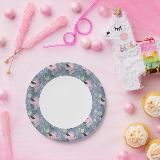 Floral Pattern 9 Papieren Bordje (Feest)