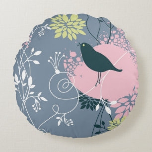 Floral Pattern 9 Rond Kussen