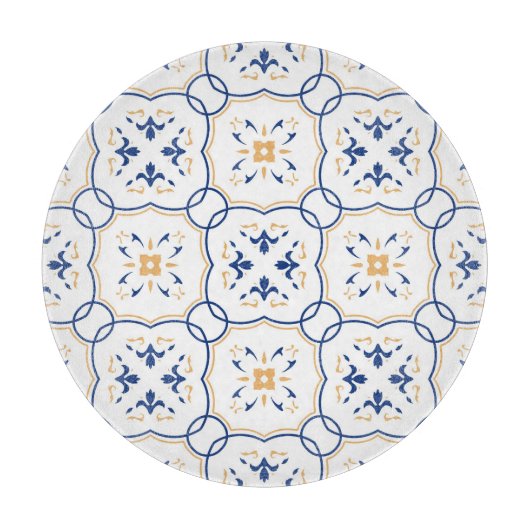 Floral Pattern 9 Snijplank (Voorkant)