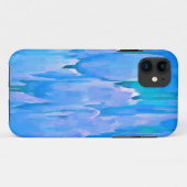 Floral Pattern Abstracte Franse blauwe tulpen Case-Mate iPhone Case (Achterkant (horizontaal))