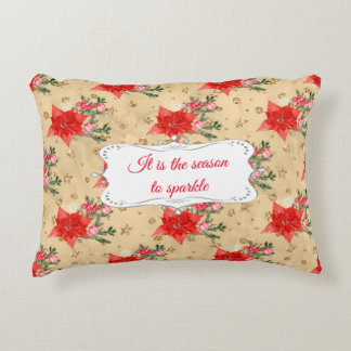 Floral Pattern Accent Kussen