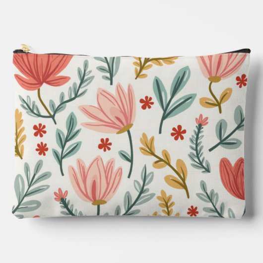 Floral Pattern Accessoirezak Etui (Voorkant)