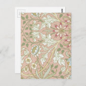 Floral Pattern ART deco stijl Briefkaart (Voorkant / Achterkant)