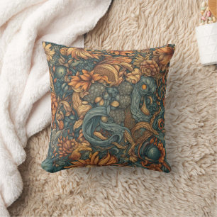 Floral Pattern Art Print - Natuur Decor Kussen