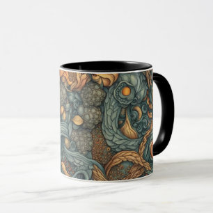 Floral Pattern Art Print - Natuur Decor Mok
