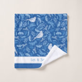 Floral Pattern Bad Handdoek (Wasdoekje)