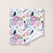 Floral Pattern Bad Handdoek (Wasdoekje)