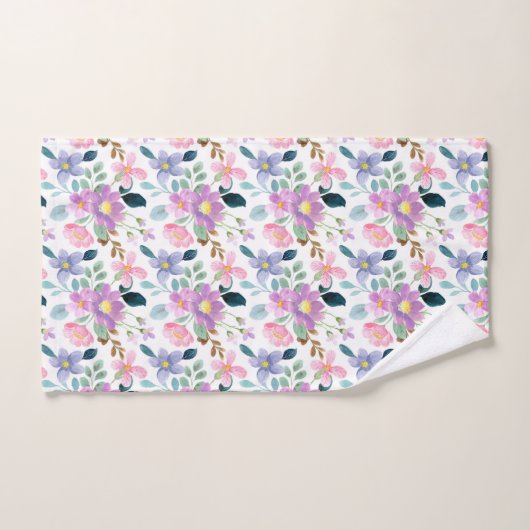 Floral Pattern Bad Handdoek (Handdoek)