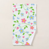 Floral Pattern Bad Handdoek (Handdoek)