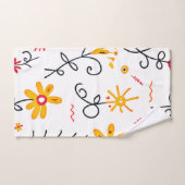 Floral Pattern Bad Handdoek (Handdoek)