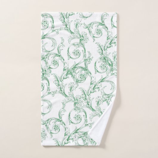 Floral Pattern Bad Handdoek (Handdoek)