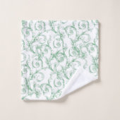 Floral Pattern Bad Handdoek (Wasdoekje)