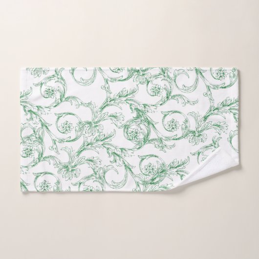 Floral Pattern Bad Handdoek (Handdoek)