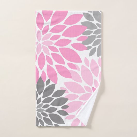 Floral Pattern Bad Handdoek (Handdoek)