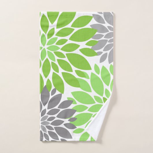 Floral Pattern Bad Handdoek (Handdoek)