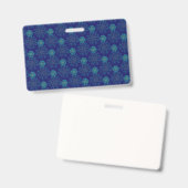 Floral Pattern Badge (Front & Back)