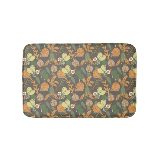 Floral Pattern Badmat (Voorkant)