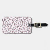 Floral Pattern Bagagelabel (Voorkant horizontaal)