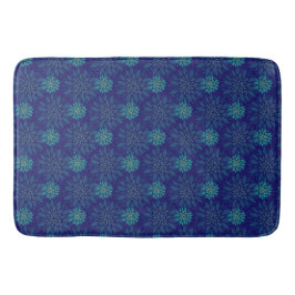 Floral Pattern Bath Mat