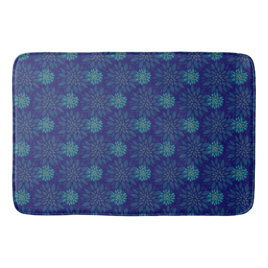 Floral Pattern Bath Mat (Voorkant)