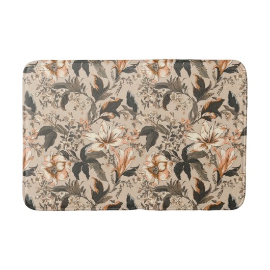  Floral Pattern Bath Mat (Voorkant)