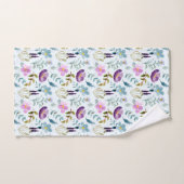 Floral Pattern Bath Towel Set Bad Handdoek (Handdoek)