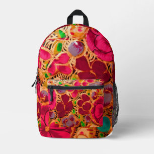 Floral Pattern Bedrukte Rugzak