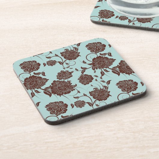 Floral Pattern Bier Onderzetter (Linkerzijde)