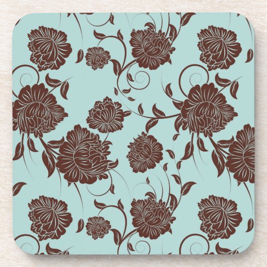 Floral Pattern Bier Onderzetter (Voorkant)
