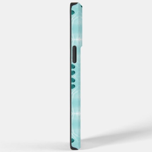 Floral Pattern, Blauwgroen blauw Case-Mate iPhone Case (Achterkant / Rechts)