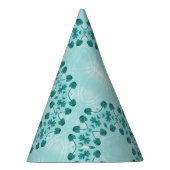 Floral Pattern, Blauwgroen blauw Feesthoedjes (Rechts)