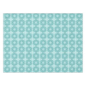 Floral Pattern, Blauwgroen blauw Tafelkleed (Voorkant (Horizontaal))